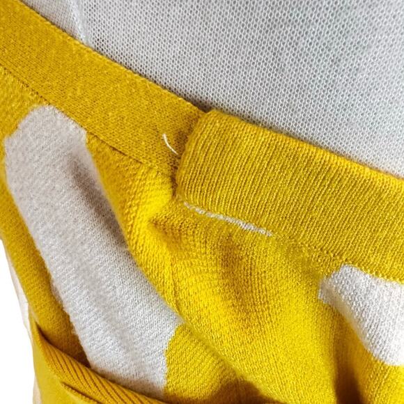 New Diane Von Furstenberg for Target Ginkgo Yellow Sweaterknit Midi Dress Sz XL - Picture 12 of 14